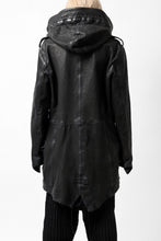 画像をギャラリービューアに読み込む, ISAMU KATAYAMA BACKLASH MODS COAT / GOAT LEATHER (GARMENT+SPRAY DYED / BLACK)