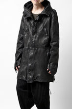画像をギャラリービューアに読み込む, ISAMU KATAYAMA BACKLASH MODS COAT / GOAT LEATHER (GARMENT+SPRAY DYED / BLACK)