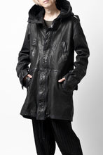 画像をギャラリービューアに読み込む, ISAMU KATAYAMA BACKLASH MODS COAT / GOAT LEATHER (GARMENT+SPRAY DYED / BLACK)