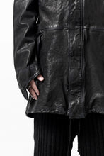画像をギャラリービューアに読み込む, ISAMU KATAYAMA BACKLASH MODS COAT / GOAT LEATHER (GARMENT+SPRAY DYED / BLACK)