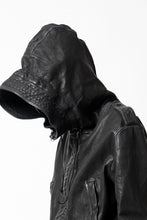 画像をギャラリービューアに読み込む, ISAMU KATAYAMA BACKLASH MODS COAT / GOAT LEATHER (GARMENT+SPRAY DYED / BLACK)