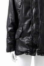 Load image into Gallery viewer, ISAMU KATAYAMA BACKLASH N-3B FLIGHT JACKET / GOAT LEATHER (GARMENT + SPRAY DYED BLACK)