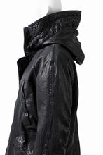 Load image into Gallery viewer, ISAMU KATAYAMA BACKLASH N-3B FLIGHT JACKET / GOAT LEATHER (GARMENT + SPRAY DYED BLACK)