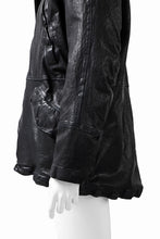 Load image into Gallery viewer, ISAMU KATAYAMA BACKLASH N-3B FLIGHT JACKET / GOAT LEATHER (GARMENT + SPRAY DYED BLACK)