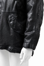 Load image into Gallery viewer, ISAMU KATAYAMA BACKLASH N-3B FLIGHT JACKET / GOAT LEATHER (GARMENT + SPRAY DYED BLACK)