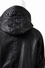 Load image into Gallery viewer, ISAMU KATAYAMA BACKLASH N-3B FLIGHT JACKET / GOAT LEATHER (GARMENT + SPRAY DYED BLACK)