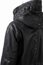Load image into Gallery viewer, ISAMU KATAYAMA BACKLASH N-3B FLIGHT JACKET / GOAT LEATHER (GARMENT + SPRAY DYED BLACK)