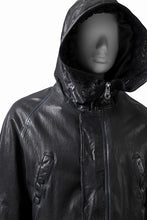 Load image into Gallery viewer, ISAMU KATAYAMA BACKLASH N-3B FLIGHT JACKET / GOAT LEATHER (GARMENT + SPRAY DYED BLACK)