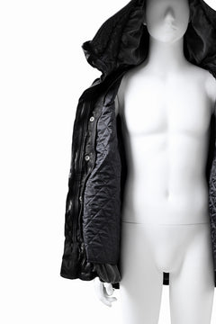 Load image into Gallery viewer, ISAMU KATAYAMA BACKLASH N-3B FLIGHT JACKET / GOAT LEATHER (GARMENT + SPRAY DYED BLACK)