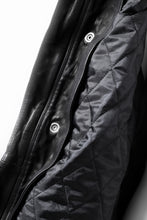 Load image into Gallery viewer, ISAMU KATAYAMA BACKLASH N-3B FLIGHT JACKET / GOAT LEATHER (GARMENT + SPRAY DYED BLACK)