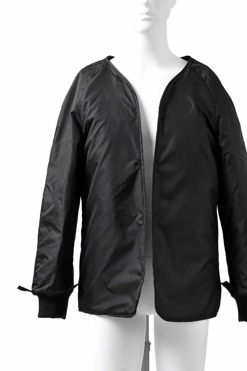 Load image into Gallery viewer, ISAMU KATAYAMA BACKLASH N-3B FLIGHT JACKET / GOAT LEATHER (GARMENT + SPRAY DYED BLACK)