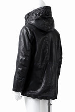 Load image into Gallery viewer, ISAMU KATAYAMA BACKLASH N-3B FLIGHT JACKET / GOAT LEATHER (GARMENT + SPRAY DYED BLACK)