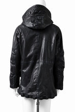 Load image into Gallery viewer, ISAMU KATAYAMA BACKLASH N-3B FLIGHT JACKET / GOAT LEATHER (GARMENT + SPRAY DYED BLACK)