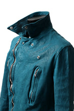 Load image into Gallery viewer, ISAMU KATAYAMA BACKLASH exclusive DOUBLE RIDERS JACKET / JP-CALF GARMENT WASHED (BLACK)