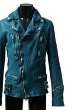 Load image into Gallery viewer, ISAMU KATAYAMA BACKLASH exclusive DOUBLE RIDERS JACKET / JP-CALF GARMENT WASHED (BLACK)