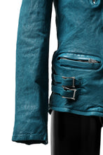 Load image into Gallery viewer, ISAMU KATAYAMA BACKLASH exclusive DOUBLE RIDERS JACKET / JP-CALF GARMENT WASHED (BLACK)