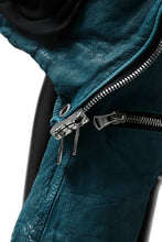 Load image into Gallery viewer, ISAMU KATAYAMA BACKLASH exclusive DOUBLE RIDERS JACKET / JP-CALF GARMENT WASHED (BLACK)