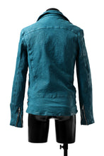 Load image into Gallery viewer, ISAMU KATAYAMA BACKLASH exclusive DOUBLE RIDERS JACKET / JP-CALF GARMENT WASHED (BLACK)