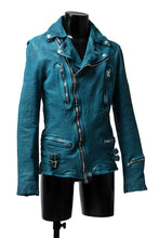 Load image into Gallery viewer, ISAMU KATAYAMA BACKLASH exclusive DOUBLE RIDERS JACKET / JP-CALF GARMENT WASHED (BLACK)