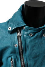 Load image into Gallery viewer, ISAMU KATAYAMA BACKLASH exclusive DOUBLE RIDERS JACKET / JP-CALF GARMENT WASHED (BLACK)