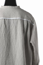 画像をギャラリービューアに読み込む, ISAMU KATAYAMA BACKLASH SOFT LINEN SKIPPER SHIRT (BEIGE)