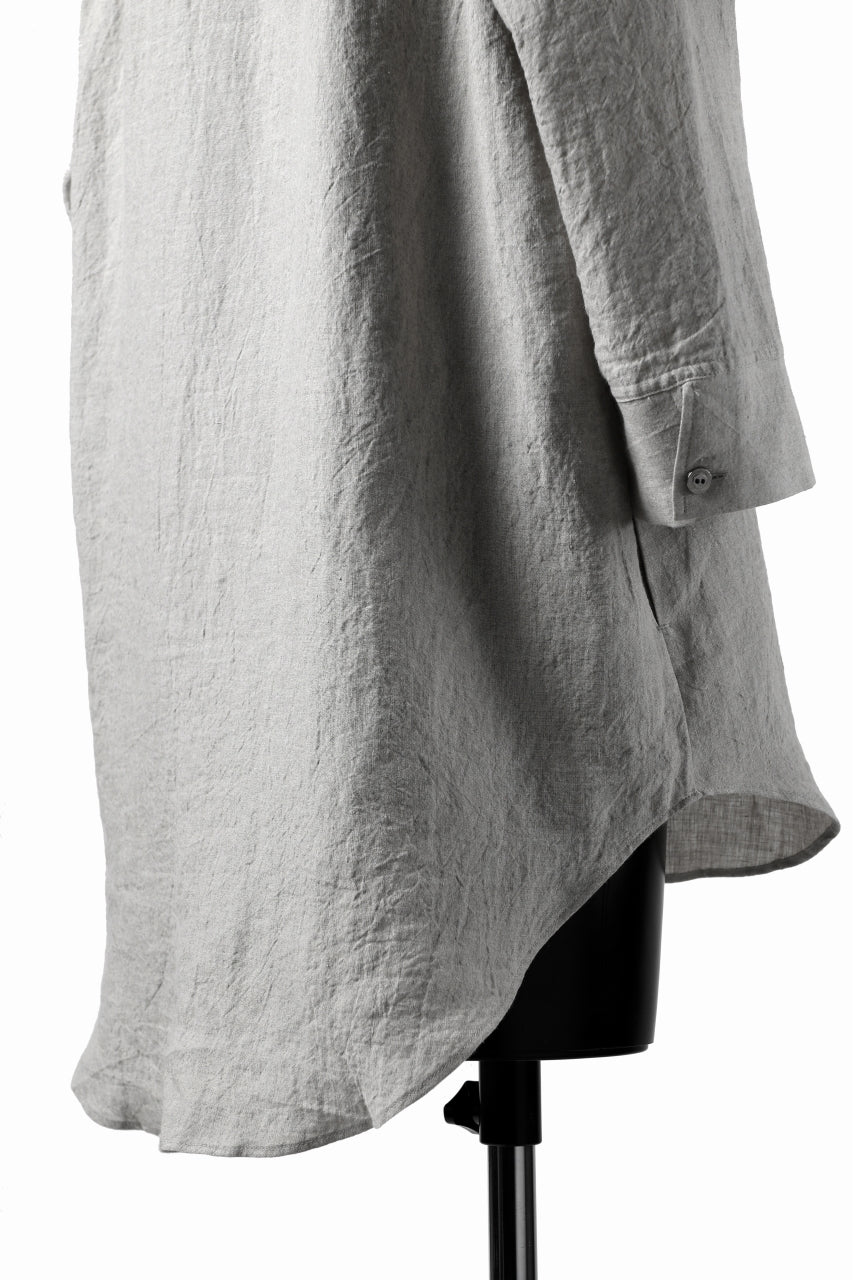 画像をギャラリービューアに読み込む, ISAMU KATAYAMA BACKLASH SOFT LINEN SKIPPER SHIRT (BEIGE)