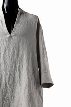 画像をギャラリービューアに読み込む, ISAMU KATAYAMA BACKLASH SOFT LINEN SKIPPER SHIRT (BEIGE)
