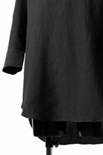 画像をギャラリービューアに読み込む, ISAMU KATAYAMA BACKLASH SOFT LINEN SKIPPER SHIRT (BLACK)