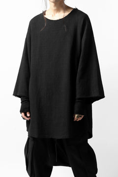 画像をギャラリービューアに読み込む, ISAMU KATAYAMA BACKLASH PULLOVER SHIRT / PRIPERA WOVEN (BLACK)