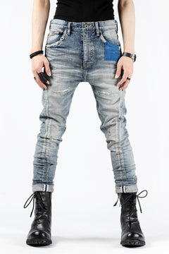 Load image into Gallery viewer, ISAMU KATAYAMA BACKLASH LOW CROTCH SLIM PANTS / STRETCH DENIM (INDIGO)