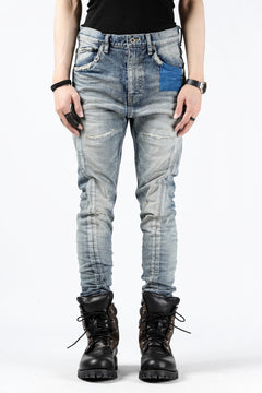 Load image into Gallery viewer, ISAMU KATAYAMA BACKLASH LOW CROTCH SLIM PANTS / STRETCH DENIM (INDIGO)