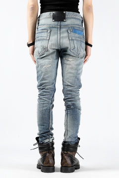 Load image into Gallery viewer, ISAMU KATAYAMA BACKLASH LOW CROTCH SLIM PANTS / STRETCH DENIM (INDIGO)
