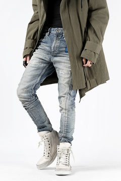 Load image into Gallery viewer, ISAMU KATAYAMA BACKLASH LOW CROTCH SLIM PANTS / STRETCH DENIM (INDIGO)