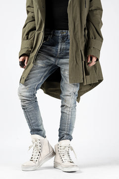 Load image into Gallery viewer, ISAMU KATAYAMA BACKLASH LOW CROTCH SLIM PANTS / STRETCH DENIM (INDIGO)