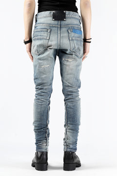 Load image into Gallery viewer, ISAMU KATAYAMA BACKLASH LOW CROTCH SLIM PANTS / STRETCH DENIM (INDIGO)