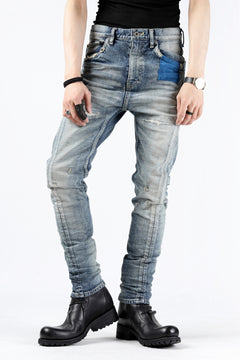 Load image into Gallery viewer, ISAMU KATAYAMA BACKLASH LOW CROTCH SLIM PANTS / STRETCH DENIM (INDIGO)