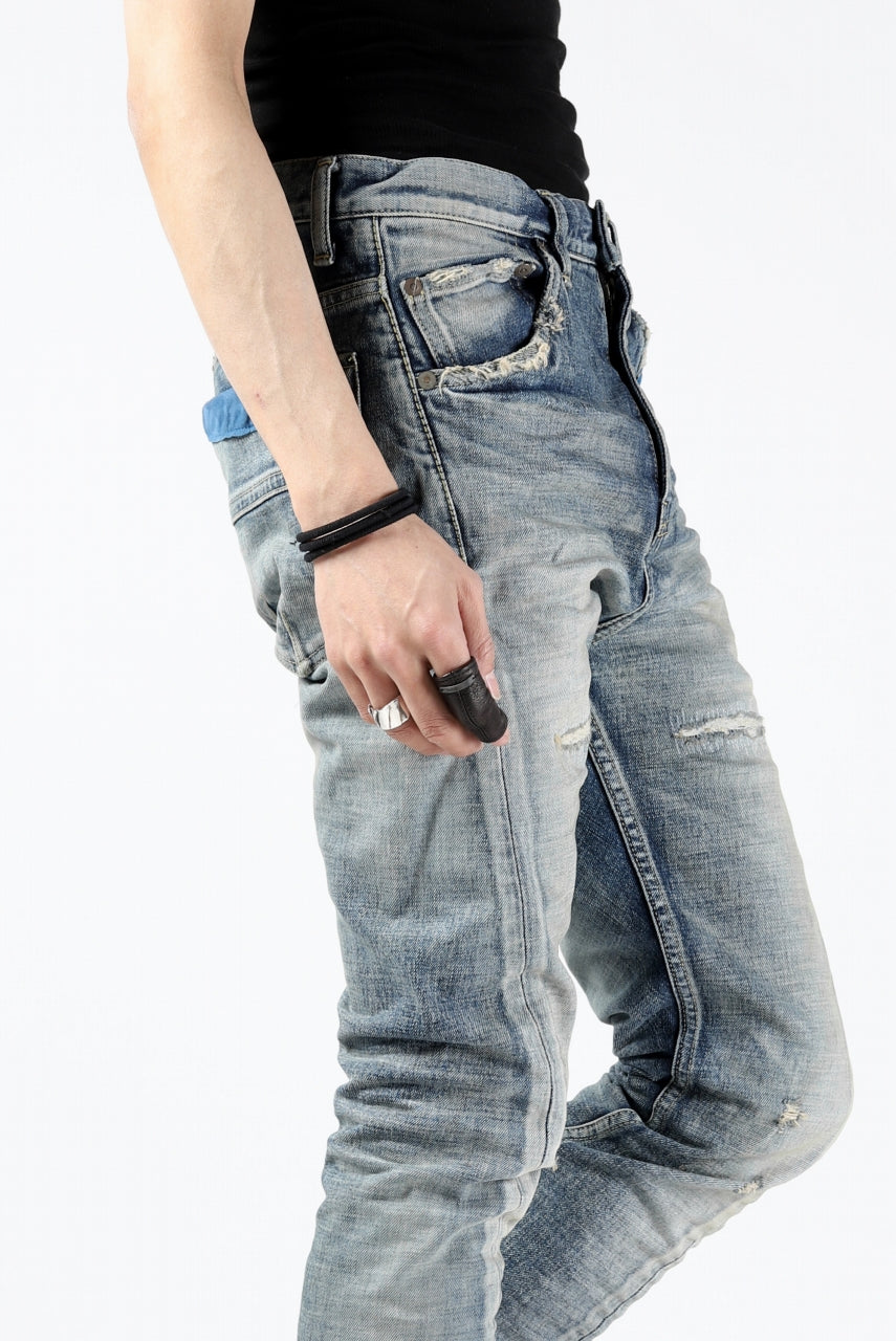 Load image into Gallery viewer, ISAMU KATAYAMA BACKLASH LOW CROTCH SLIM PANTS / STRETCH DENIM (INDIGO)