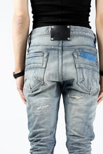 Load image into Gallery viewer, ISAMU KATAYAMA BACKLASH LOW CROTCH SLIM PANTS / STRETCH DENIM (INDIGO)