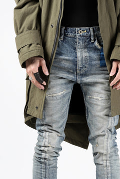 Load image into Gallery viewer, ISAMU KATAYAMA BACKLASH LOW CROTCH SLIM PANTS / STRETCH DENIM (INDIGO)