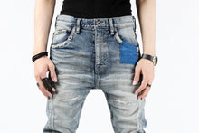 Load image into Gallery viewer, ISAMU KATAYAMA BACKLASH LOW CROTCH SLIM PANTS / STRETCH DENIM (INDIGO)
