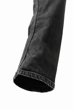 画像をギャラリービューアに読み込む, ISAMU KATAYAMA BACKLASH L/C SLIM DENIM PANTS / SPLASH DYED (BLACK)