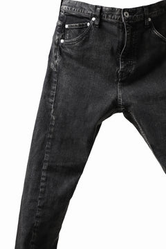 画像をギャラリービューアに読み込む, ISAMU KATAYAMA BACKLASH L/C SLIM DENIM PANTS / SPLASH DYED (BLACK)