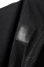 画像をギャラリービューアに読み込む, ISAMU KATAYAMA BACKLASH TRUCKER DENIM JACKET / SPLASH DYED (BLACK)