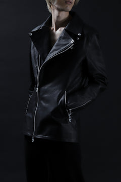 Load image into Gallery viewer, ISAMU KATAYAMA BACKLASH xx GUIDI COMMA 8 DOUBLE RIDERS / CALF "Vitello Fiore Volonato" (BLACK) ※