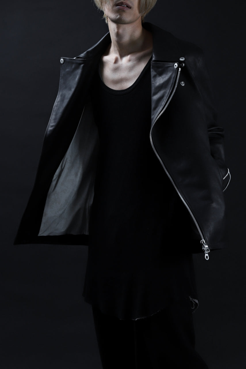 Load image into Gallery viewer, ISAMU KATAYAMA BACKLASH xx GUIDI COMMA 8 DOUBLE RIDERS / CALF "Vitello Fiore Volonato" (BLACK) ※