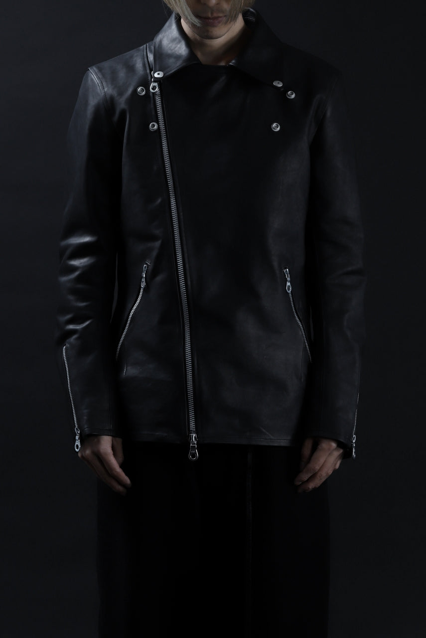 Load image into Gallery viewer, ISAMU KATAYAMA BACKLASH xx GUIDI COMMA 8 DOUBLE RIDERS / CALF "Vitello Fiore Volonato" (BLACK) ※