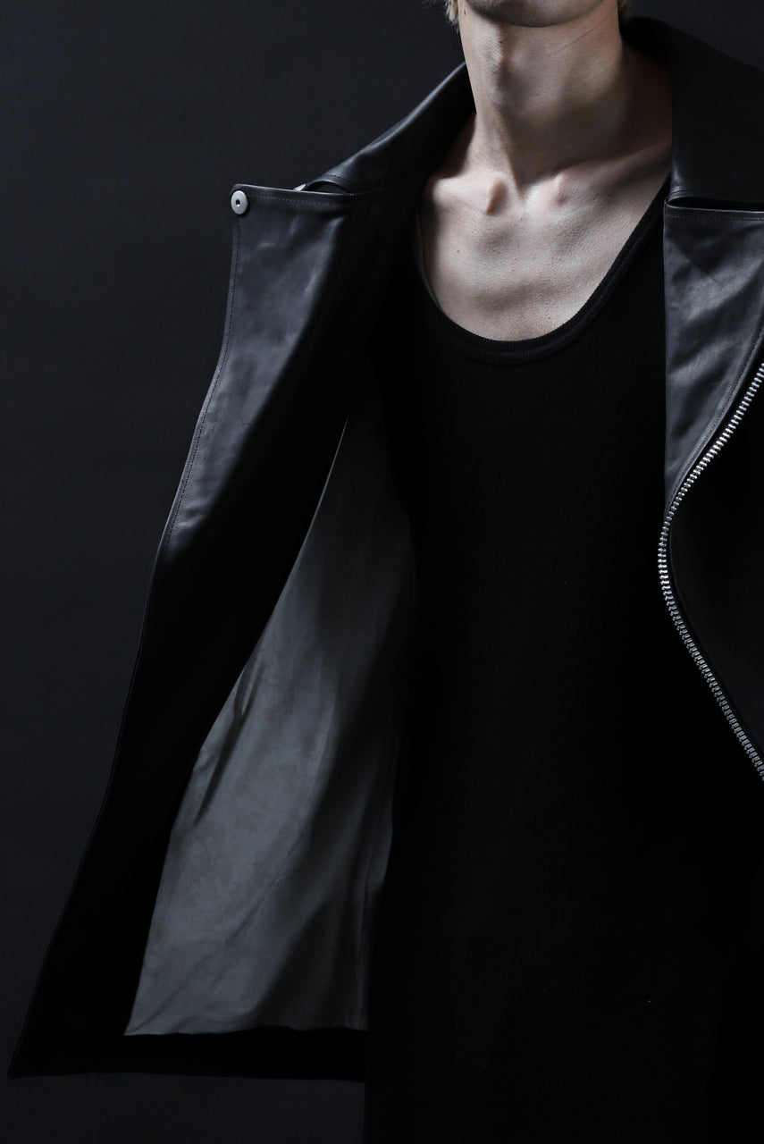 Load image into Gallery viewer, ISAMU KATAYAMA BACKLASH xx GUIDI COMMA 8 DOUBLE RIDERS / CALF "Vitello Fiore Volonato" (BLACK) ※