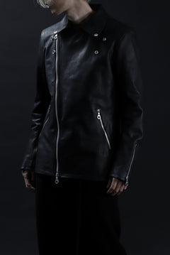 Load image into Gallery viewer, ISAMU KATAYAMA BACKLASH xx GUIDI COMMA 8 DOUBLE RIDERS / CALF "Vitello Fiore Volonato" (BLACK) ※