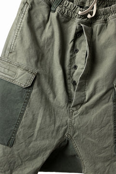 Load image into Gallery viewer, ISAMU KATAYAMA BACKLASH SARROUEL SHORTS / STONE WASHED USA-COTTON (KHAKI)