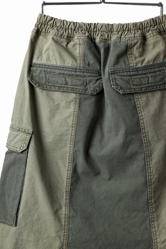 Load image into Gallery viewer, ISAMU KATAYAMA BACKLASH SARROUEL SHORTS / STONE WASHED USA-COTTON (KHAKI)